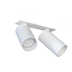 Kjøkkenbelysning Tak|Spotter & Skinner>Nowodvorski Mono dobbel innfelt takspot - Hvit