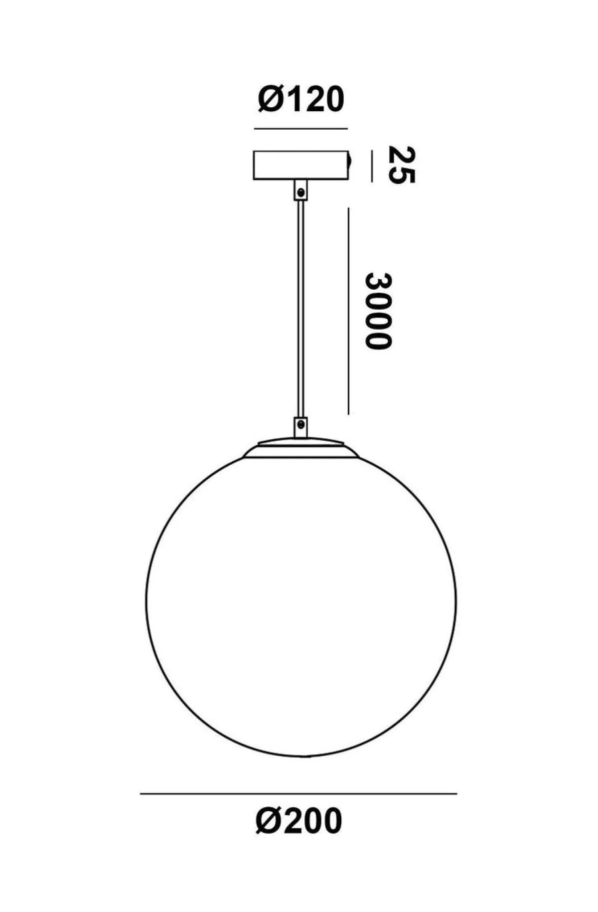 Kjøkkenbelysning Tak|Takpendler>NorDesign Mundo takpendel 20 cm