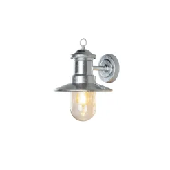 Utelamper - Klassiske Vegglamper>Konstsmide Napoli vegglampe utendørs IP44 - Galvanisert