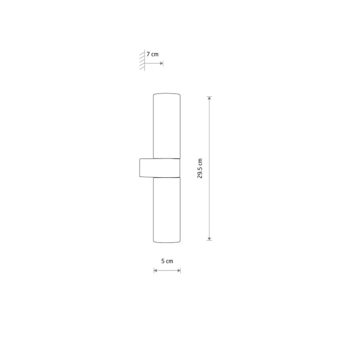 Baderomsbelysning Vegg>Nowodvorski Natalie vegglampe dobbel IP44