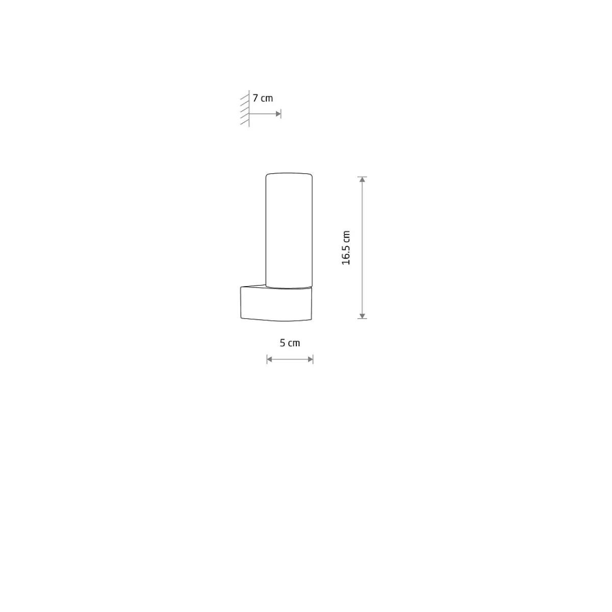 Baderomsbelysning Vegg>Nowodvorski Natalie vegglampe enkel IP44