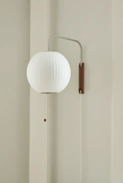Interiørlamper>HAY Nelson Ball Vegglampe Hvit