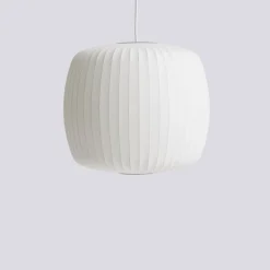 Takpendler|Kjøkkenbelysning Tak>HAY Nelson Roll Bubble pendel Medium Hvit