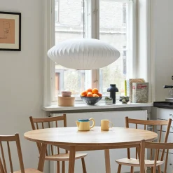 Kjøkkenbelysning Tak|Takpendler>HAY Nelson Saucer Bubble takpendel Medium Hvit