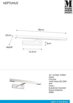 Belysning Over Speilet På Badet|Baderomsbelysning Vegg><noscript><img width=