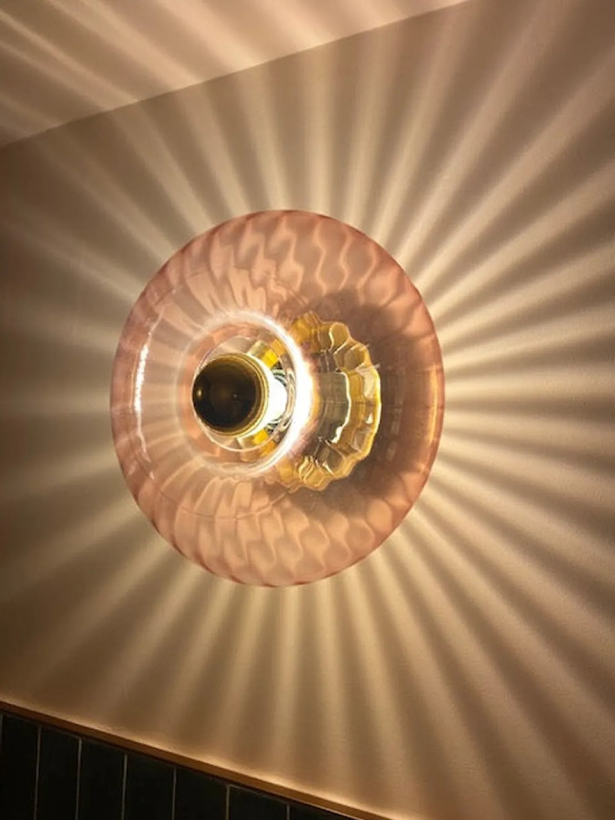 Interiørlamper>Design by Us New Wave Optic 26 Wall Lamp - Rose Rosa