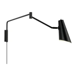 Leselamper>Dyberg Larsen Noa vegglampe lang - Svart