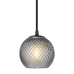Kjøkkenbelysning Tak|Takpendler>Halo Designs Nobb ball pendel 12 - Smoke Røyk