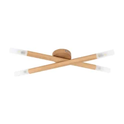 Kjøkkenbelysning Tak|Taklamper / Takplafonder>TK Lighting Noble tak/vegglampe 4-lys Natur