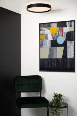 Kjøkkenbelysning Tak|Taklamper / Takplafonder>Lucide Nuria taklampe 40 cm 24 watt 2700 Kelvin 3-step dim