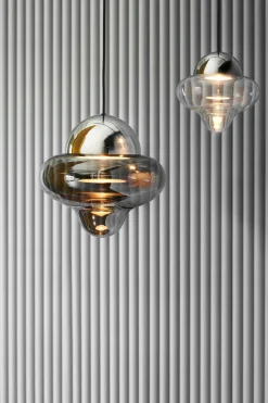 Kjøkkenbelysning Tak|Takpendler>Design by Us Nutty taklampe XL - Grå/Sølv Grå / Sølv