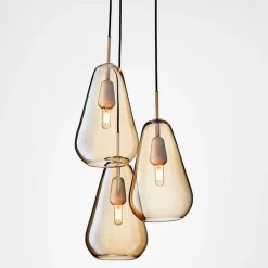 Kjøkkenbelysning Tak|Takpendler>Nuura Anoli 3 Gold Messing