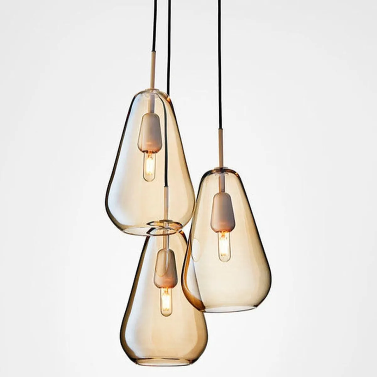 Kjøkkenbelysning Tak|Takpendler>Nuura Anoli 3 Gold Messing