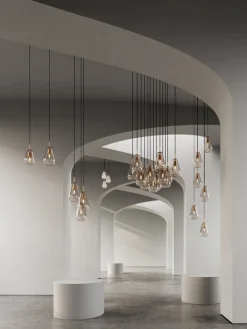 Kjøkkenbelysning Tak|Takpendler>Nuura Anoli 1 small Gold Messing