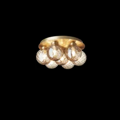 Kjøkkenbelysning Tak|Taklamper / Takplafonder>Nuura Apiales 7 plafond - børstet / optikk gull Messing