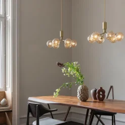 Baderomsbelysning Tak|Kjøkkenbelysning Tak>Nuura Apiales 6 taklampe / optic gold Messing