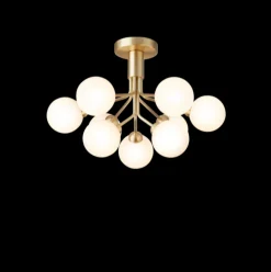 Kjøkkenbelysning Tak|Taklamper / Takplafonder>Nuura Apiales 9 taklampe messing/opal Messing / Opal