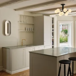 Kjøkkenbelysning Tak|Taklamper / Takplafonder>Nuura Apiales 9 taklampe satin svart/opal Svart / Opal