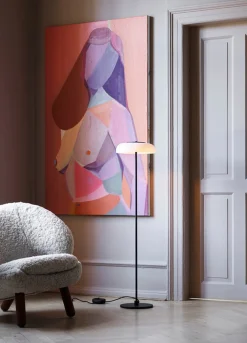 Interiørlamper Gulv>Nuura Blossi gulvlampe Svart