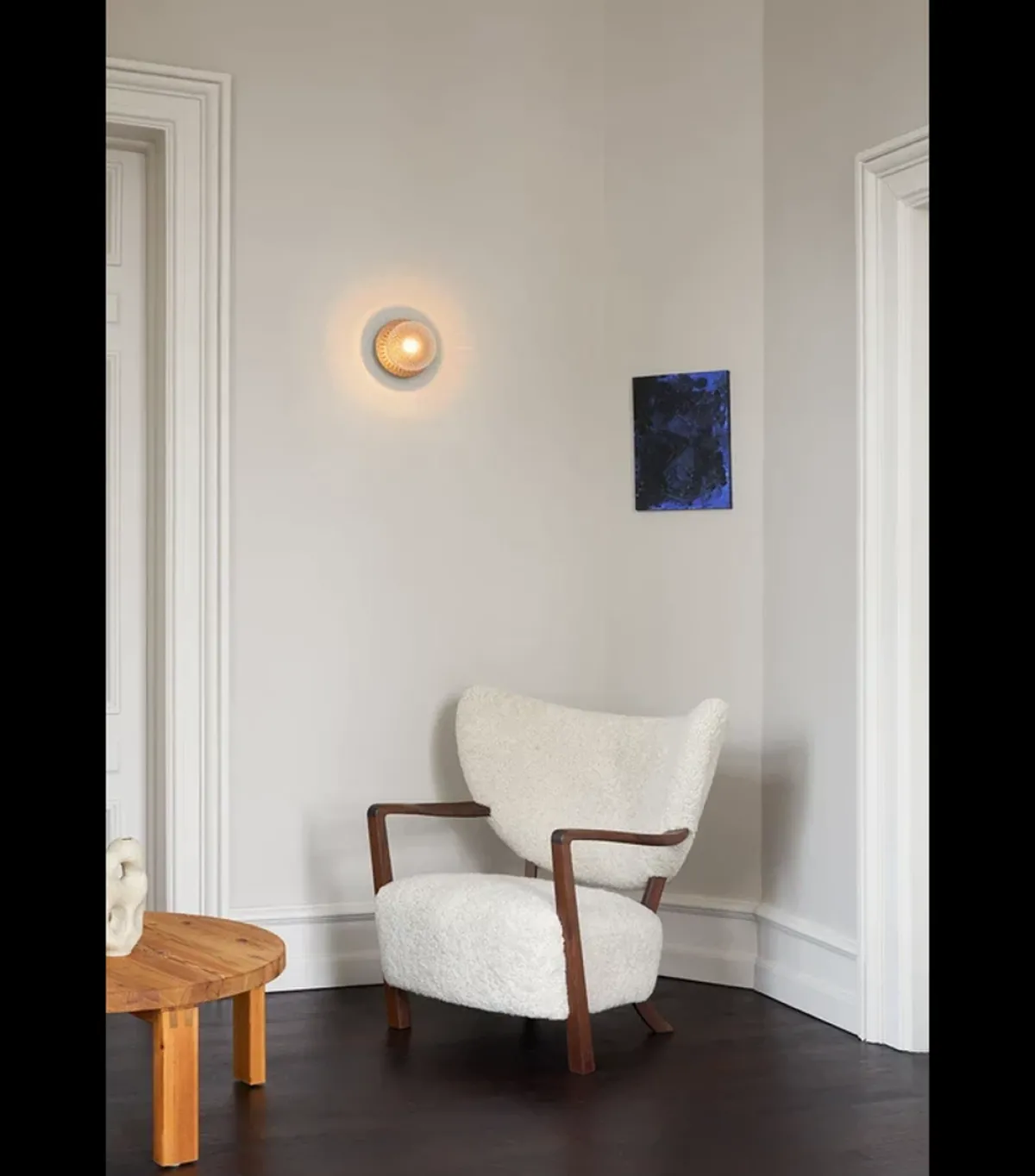 Baderomsbelysning Tak|Interiørlamper>Nuura Liila 1 vegglampe/taklampe - medium - /optic Bronse