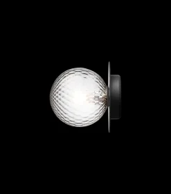 Baderomsbelysning Tak|Interiørlamper>Nuura Liila 1 vegglampe/taklampe - medium - / optic Svart