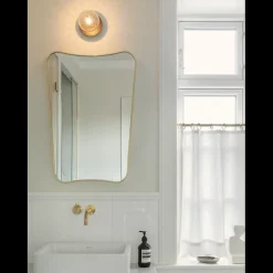 Baderomsbelysning Tak|Interiørlamper>Nuura Liila 1 vegglampe/taklampe - Small - Bronse / Klar