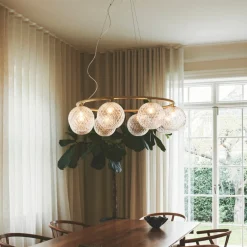 Baderomsbelysning Tak|Kjøkkenbelysning Tak>Nuura Miira 8 circular / optikk Messing