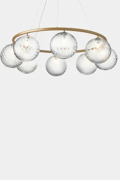 Baderomsbelysning Tak|Kjøkkenbelysning Tak>Nuura Miira 8 circular / optikk Messing