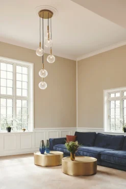 Kjøkkenbelysning Tak|Takpendler>Nuura Miira 6 large / optikk Messing