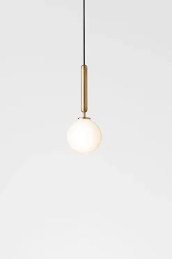 Kjøkkenbelysning Tak|Takpendler>Nuura Miira 1 Messing / Opal