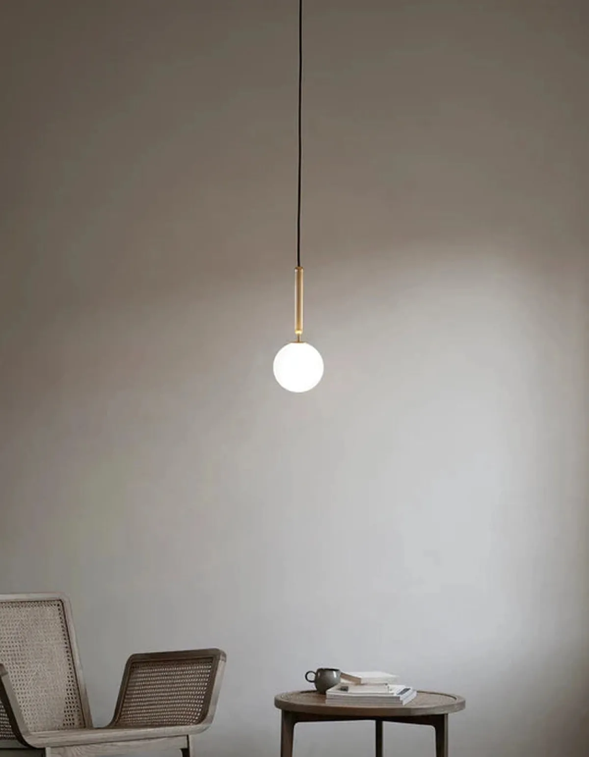 Kjøkkenbelysning Tak|Takpendler>Nuura Miira 1 Messing / Opal