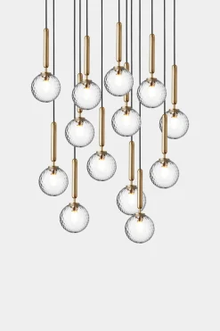 Kjøkkenbelysning Tak|Takpendler>Nuura Miira 13 / optikk Messing