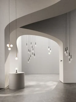 Kjøkkenbelysning Tak|Takpendler>Nuura Miira 13 / optikk Messing