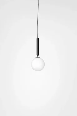 Baderomsbelysning Tak|Kjøkkenbelysning Tak>Nuura Miira 1 svart/opal Svart / Opal