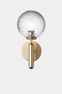 Interiørlamper>Nuura Miira vegglampe / optikk Messing