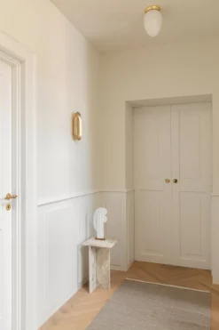 Baderomsbelysning Tak|Interiørlamper>Nuura Sasi Small vegglampe - Messing