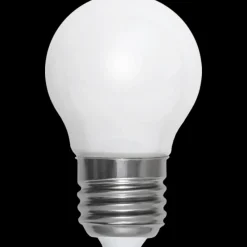 Led-Pærer E27 Sokkel>Star Trading hvit dimbar E27 LED 4,5 cm H7,8 cm Opal