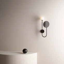 Baderomsbelysning Vegg>Astro Lighting Orb Single vegglampe m/speil IP44 G9