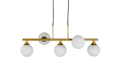 Kjøkkenbelysning Tak|Takpendler>Venture Home Orb takpendel 63 cm - Opal/Messingfarget