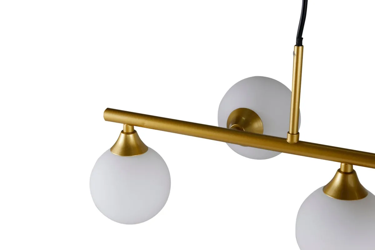 Kjøkkenbelysning Tak|Takpendler>Venture Home Orb takpendel 63 cm - Opal/Messingfarget