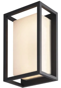 Utelamper - Veggskjold / Plafond>NorDesign Orcus 250 vegglampe utendørs 3000 Kelvin 15W IP65 Dimbar - grå Antrasitt