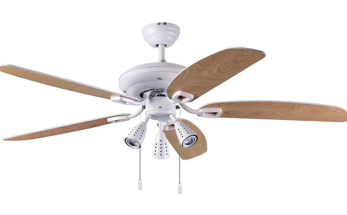 Takvifter>Texa Design Orion takvifte GU10 - Hvit/Eik vendbare blad Hvit / Eik