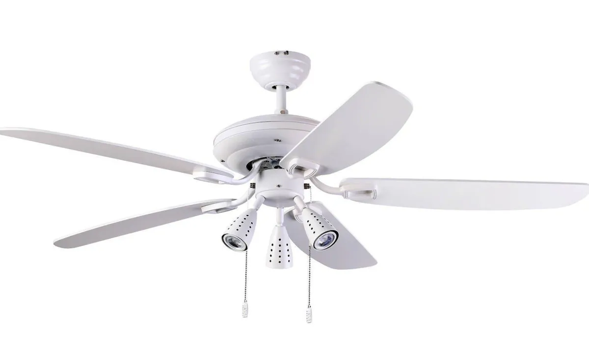 Takvifter>Texa Design Orion takvifte GU10 - Hvit/Eik vendbare blad Hvit / Eik