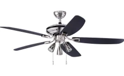 Takvifter>Texa Design Orion takvifte GU10 - Sølv/Hvit/Svart vendbare blad Hvit / Svart