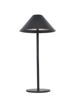 Oppladbare Bordlamper>NorDesign Oris bordlampe oppladbar IP54 - Svart