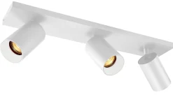 Kjøkkenbelysning Tak|Spotter & Skinner>NorDesign OZ K3 taklampe med 3 spotter - Hvit