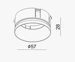 Kjøkkenbelysning Tak>NorDesign OZ reflektor - Gull