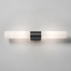 Baderomsbelysning Vegg>Astro Lighting Padova vegglampe for baderom IP44 G9 - Svart/Opal Svart / Opal