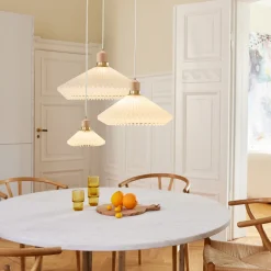 Kjøkkenbelysning Tak|Takpendler>Halo Designs Paris takpendel 40 cm - Hvit