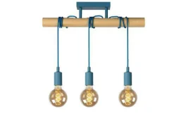 Kjøkkenbelysning Tak|Barneromsbelysning>Lucide Pauline taklampe 3 lys - Blå